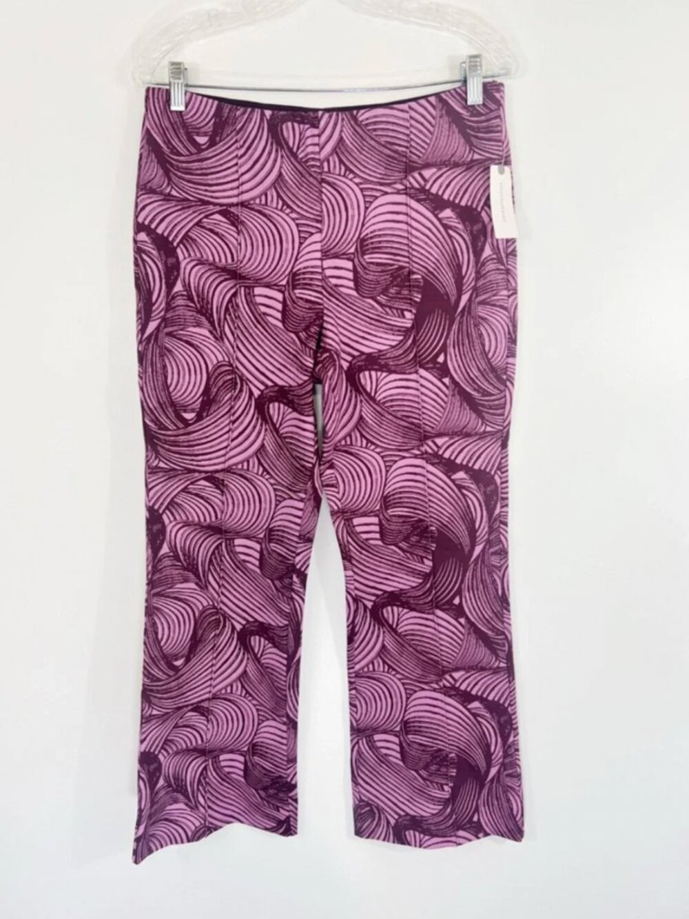 Maeve Anthropologie The Margot Kick Flare- Pink and Purple (S) - Picture 2 of 4